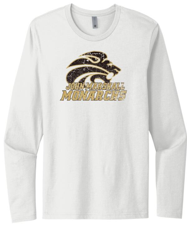 John Marshall Lion Head Next Level Cotton Long Sleeve