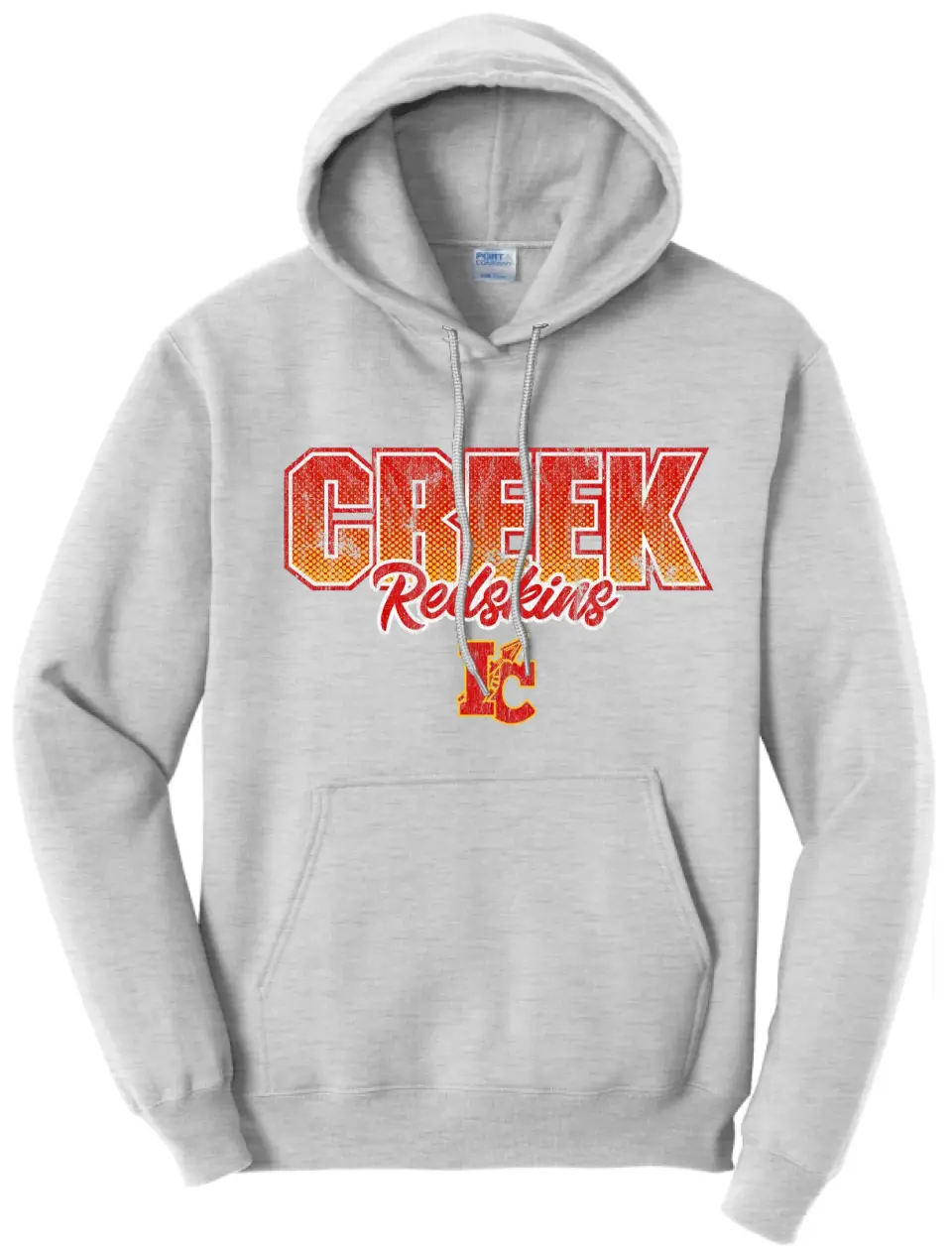 Indian Creek Gradient Redskins Core Fleece Pullover Hooded Sweatshirt