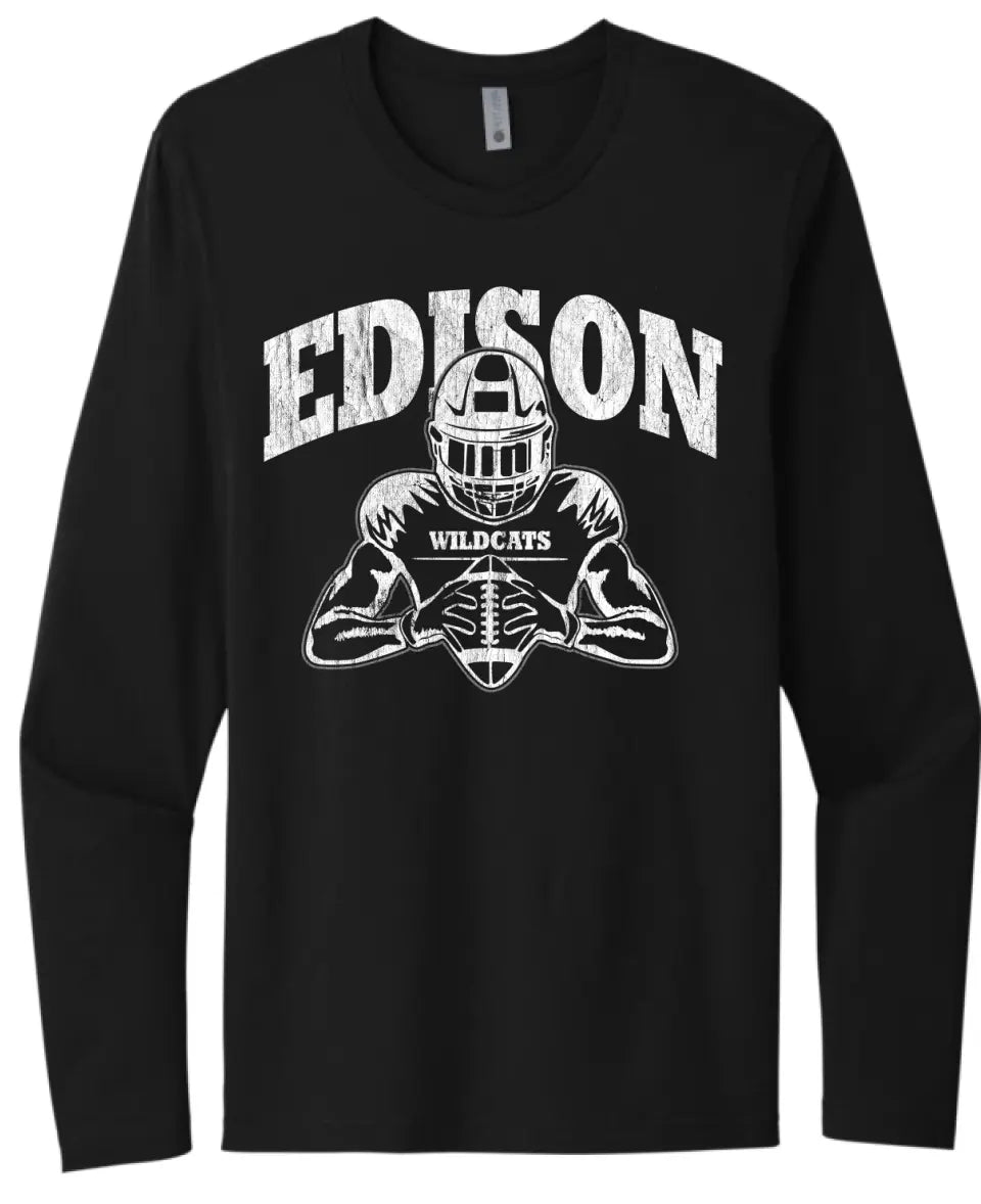 Edison Wildcats 2023-02 Next Level Cotton Long Sleeve Tee