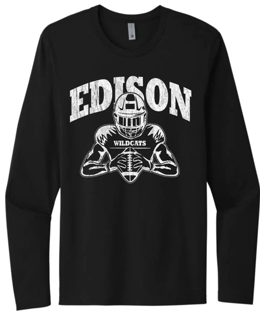Edison Wildcats 2023-02 Next Level Cotton Long Sleeve Tee