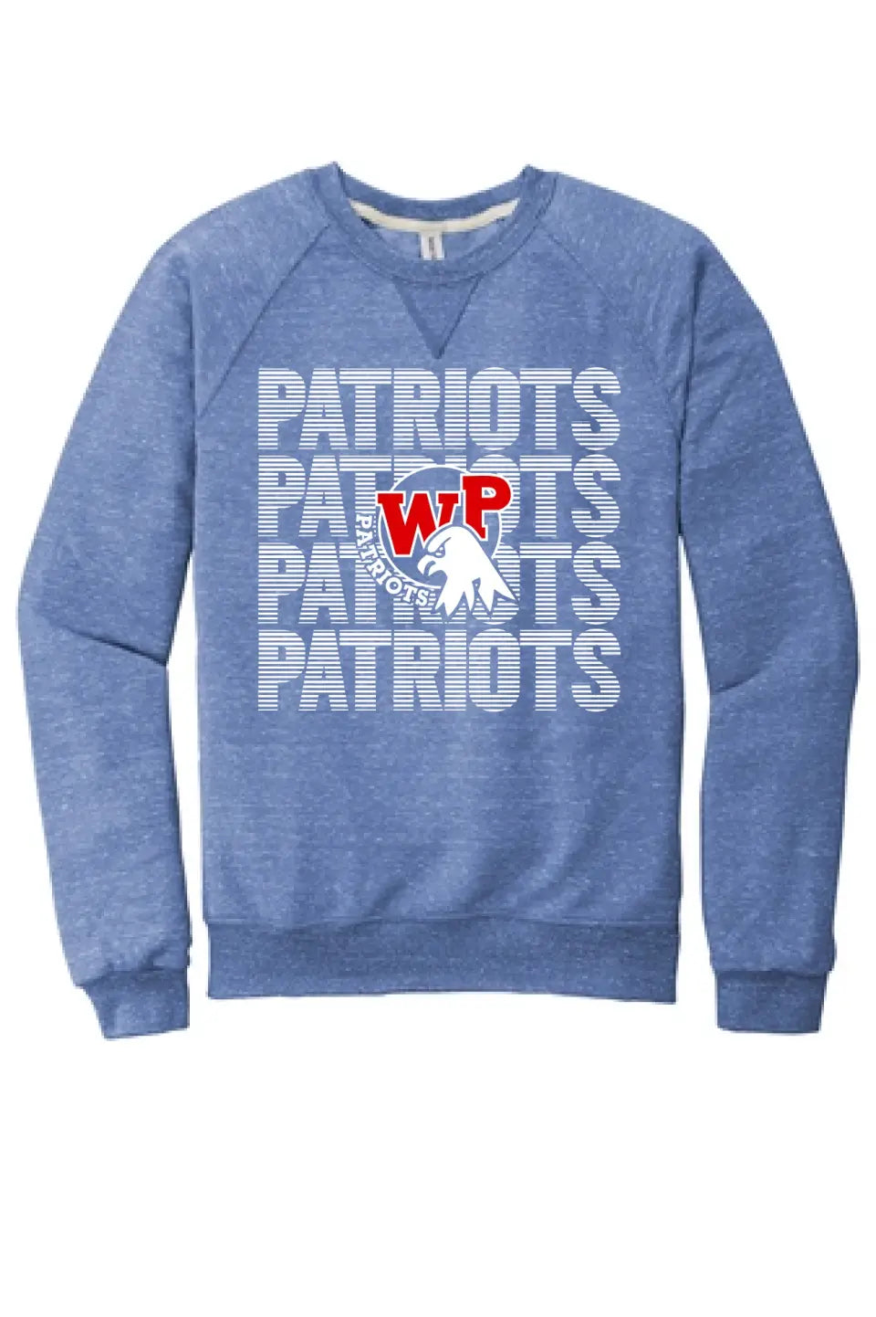 Wheeling Park 2023- 01 Jerzees Snow Heather French Terry Raglan Crew