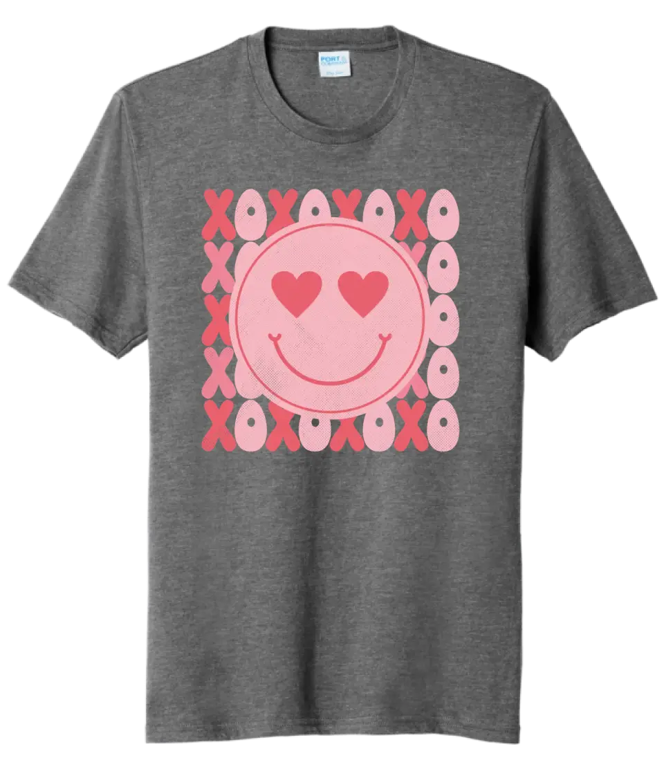 Smiley Face Tri-Blend Tee