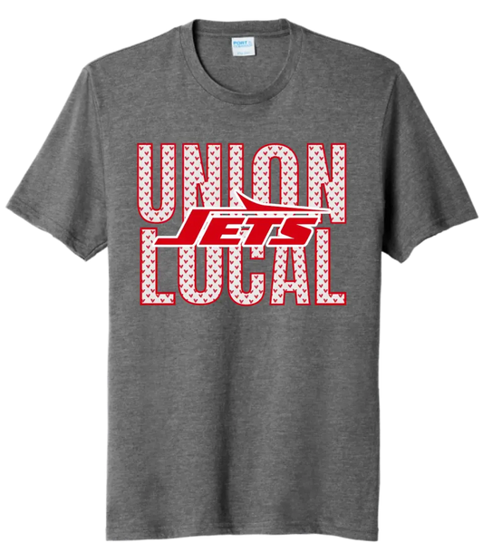 Union Local Valentine with Logo Tri-Blend Tee