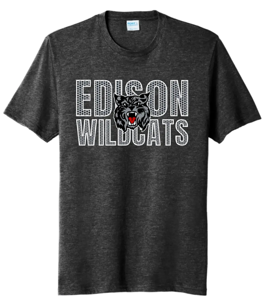 Edison Valentine with Logo Tri-Blend Tee