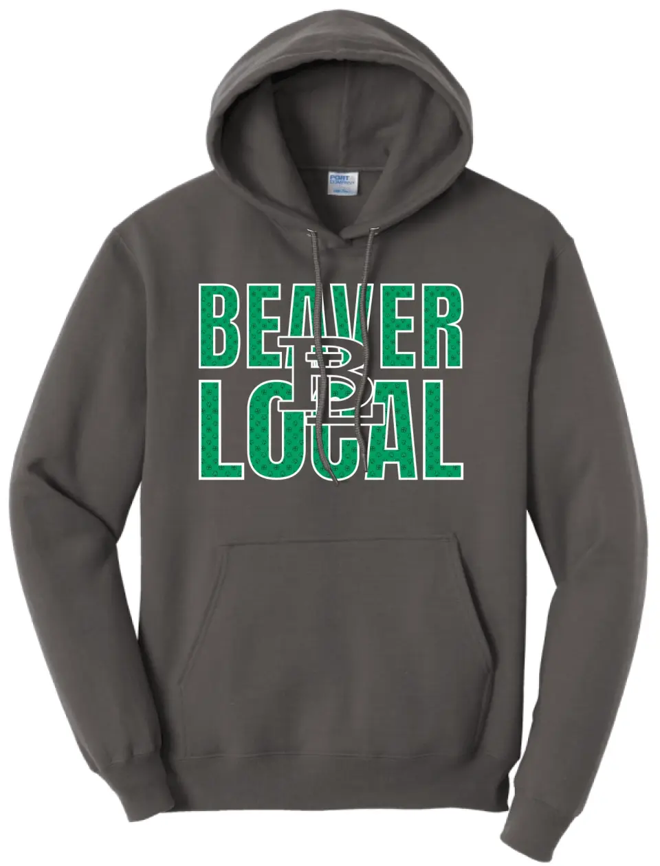 St. Patrick's Day School Logo- Beaver Local Core Fleece Pullover Hooded Sweatshirt
