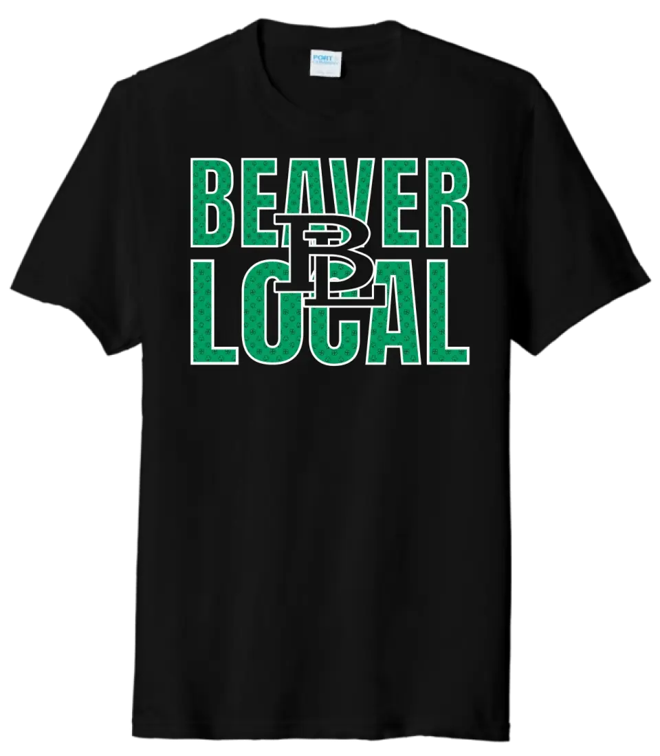 St. Patrick's Day School Logo- Beaver Local Tri-Blend Tee