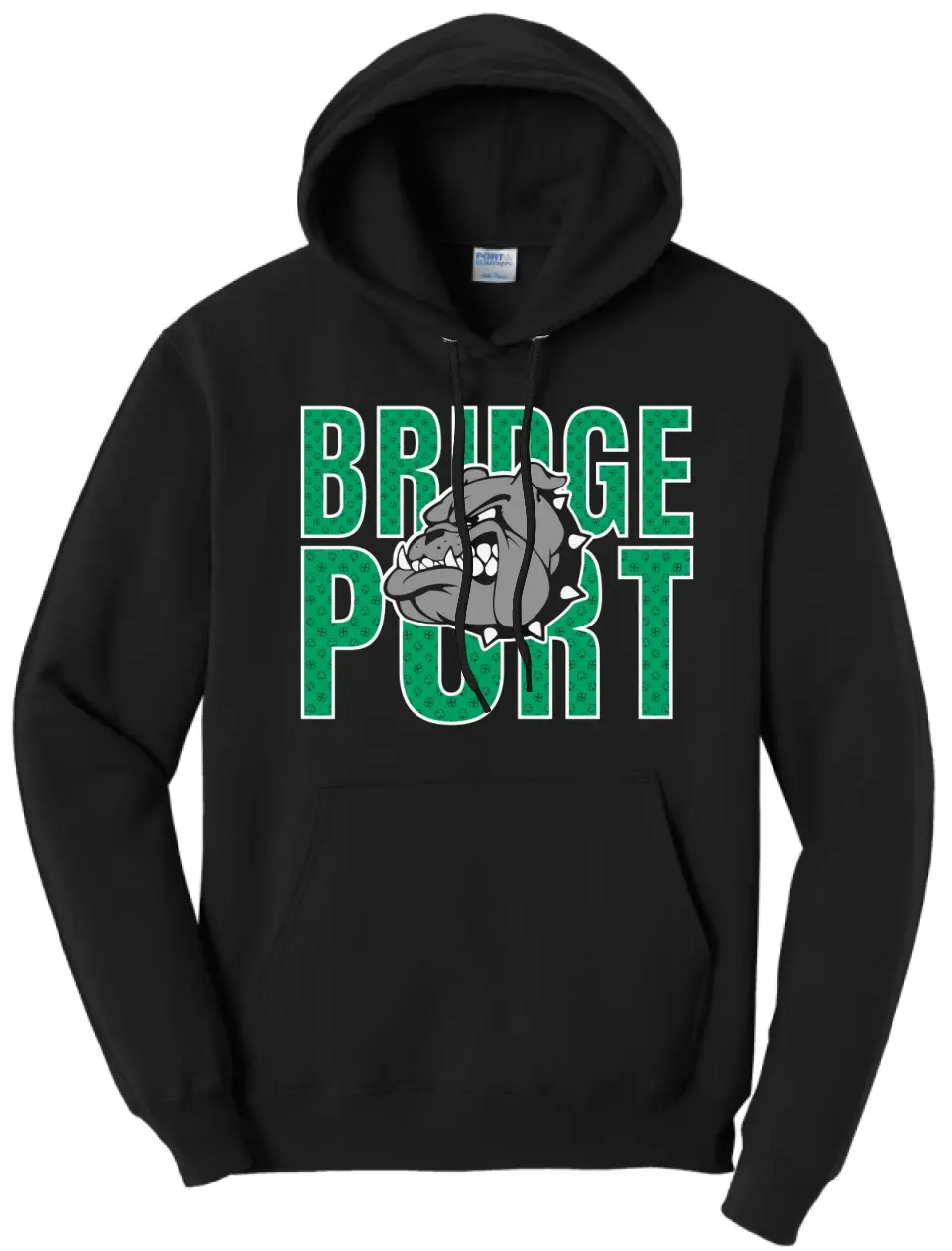 St. Patrick's Day School Logo- Bridgeport Core Fleece Pullover Hooded Sweatshirt