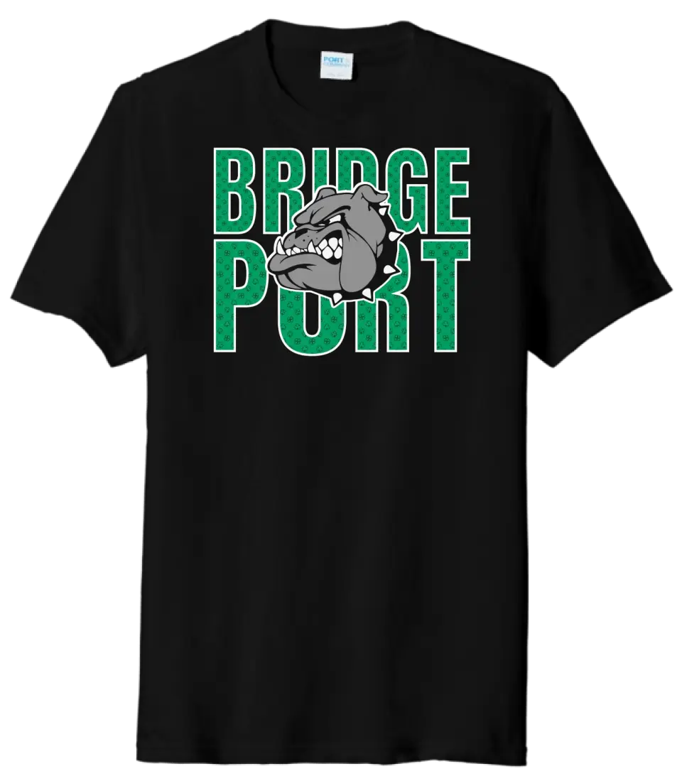 St. Patrick's Day School Logo- Bridgeport Tri-Blend Tee