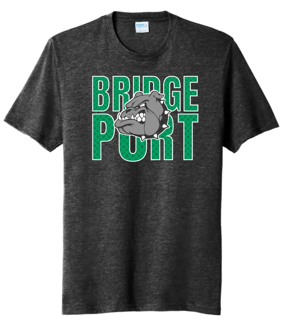St. Patrick's Day School Logo- Bridgeport Tri-Blend Tee