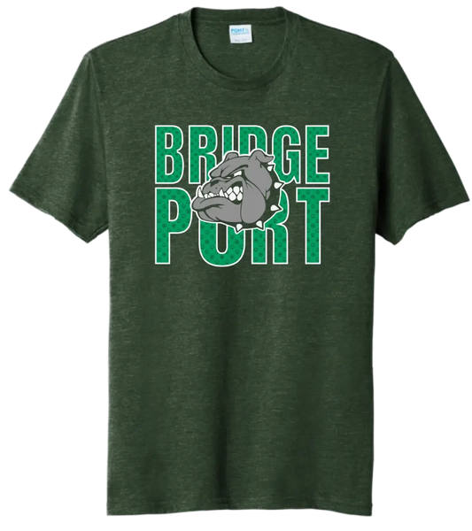 St. Patrick's Day School Logo- Bridgeport Tri-Blend Tee