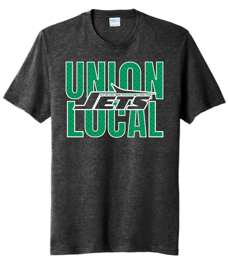St. Patrick's Day School Logo- Union Local Tri-Blend Tee