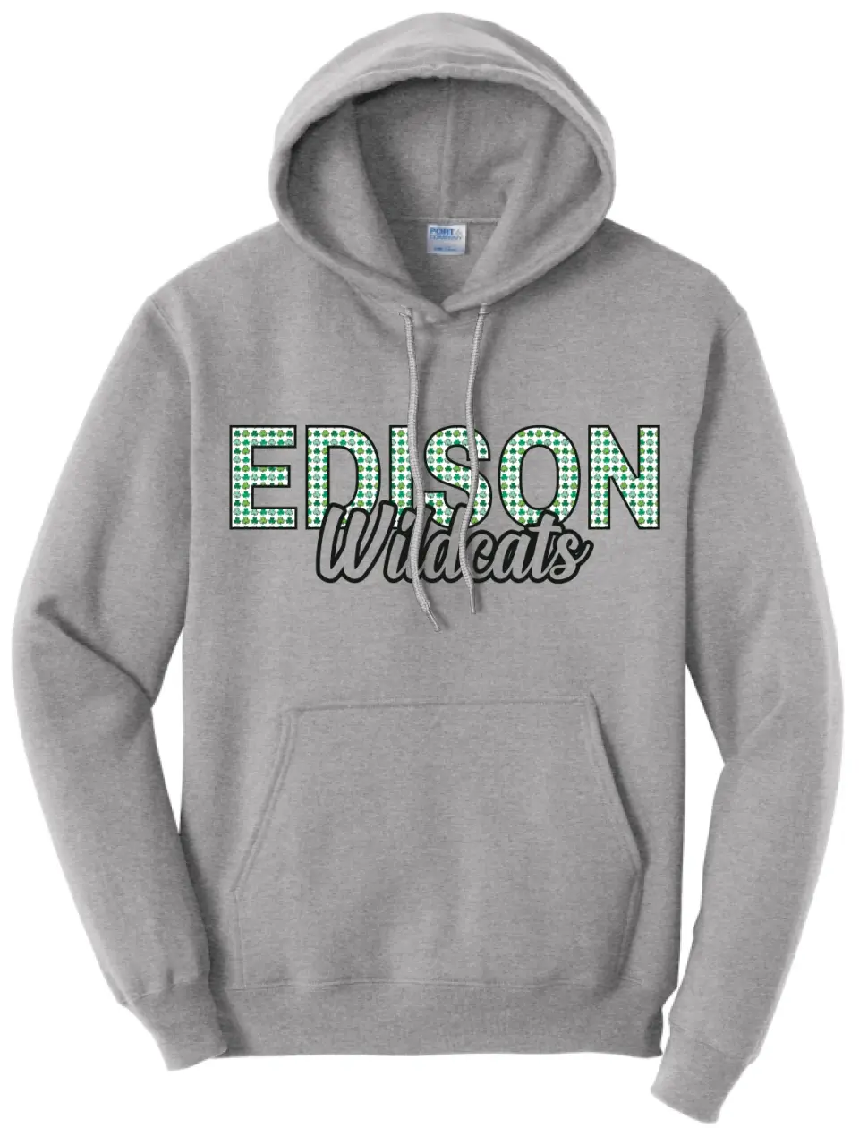 St. Patrick's Day- Edison Core Fleece Pullover Hooded Sweatshirt