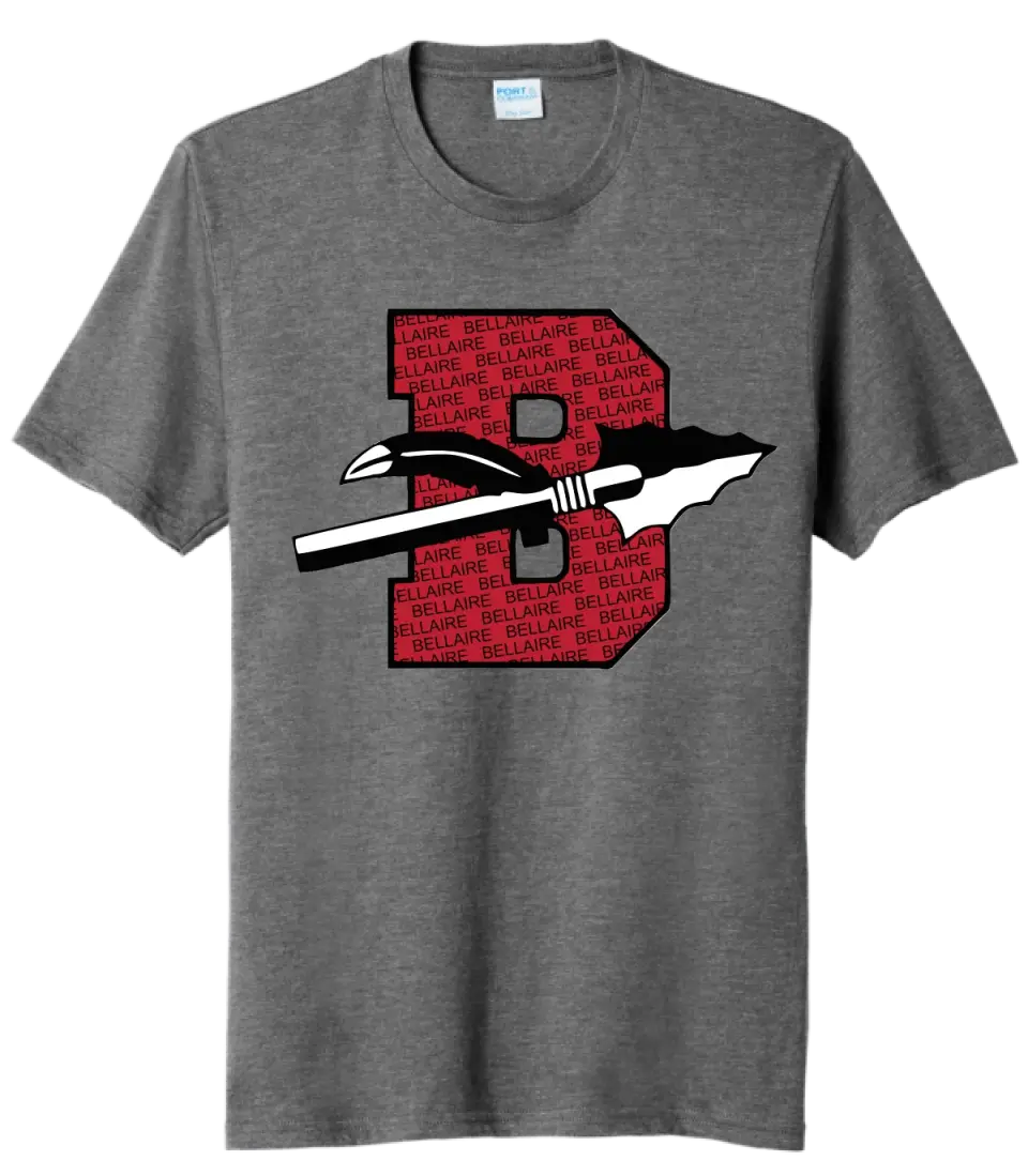 Bellaire B Filled Tri-Blend Tee