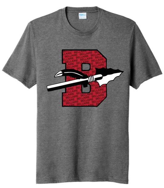 Bellaire B Filled Tri-Blend Tee