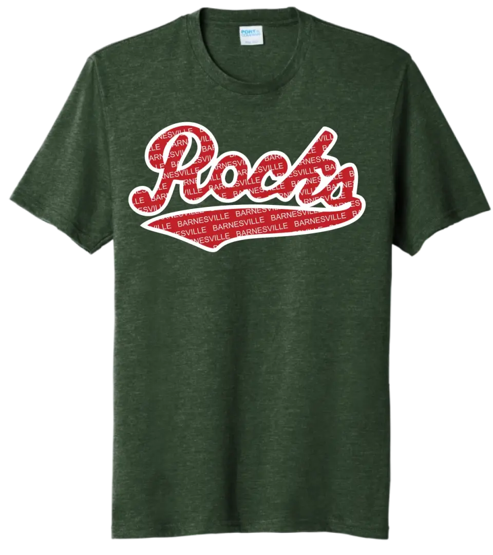 Barnesville Rocks Filled Tri-Blend Tee