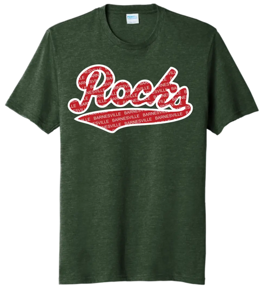 Barnesville Rocks Filled Tri-Blend Tee