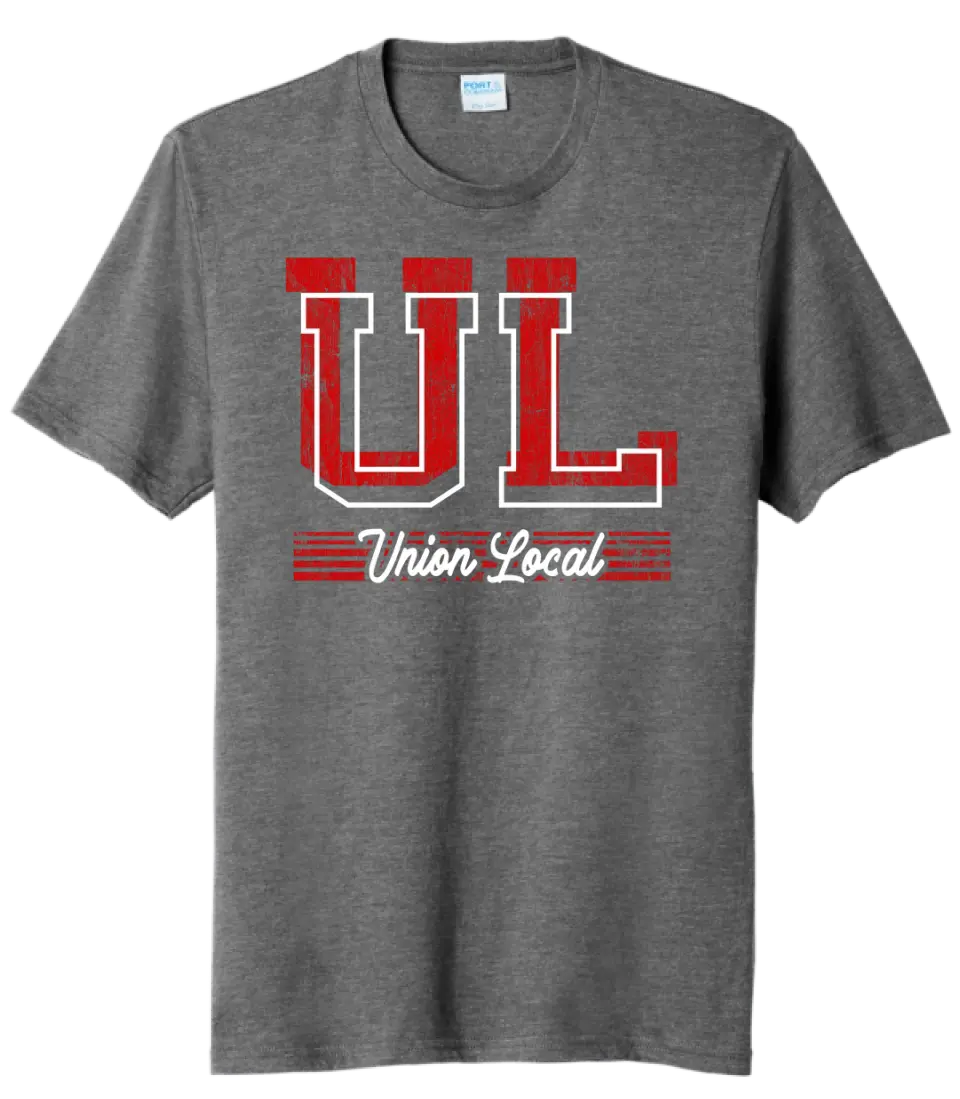 Union Local 2023 01 Distressed Tri-Blend Tee