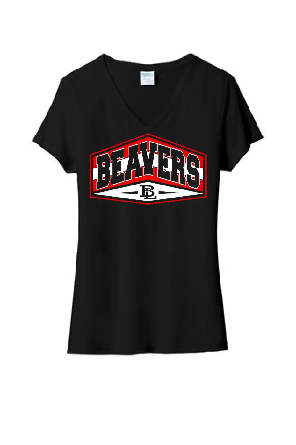 Beaver Local 2023-14 Ladies Tri-Blend V-Neck Tee