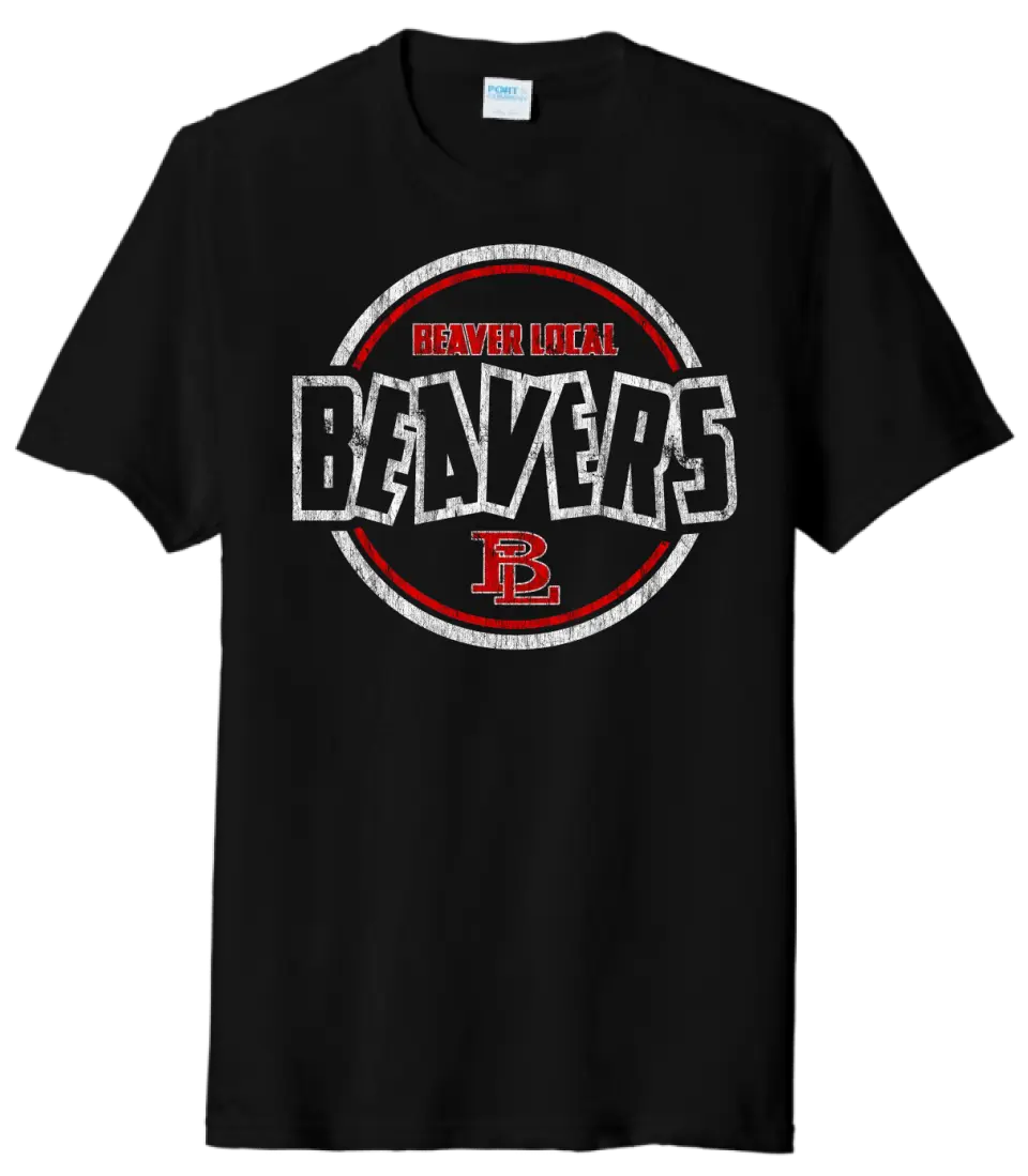 Beaver Local 2023-13 Distressed Tri-Blend Tee