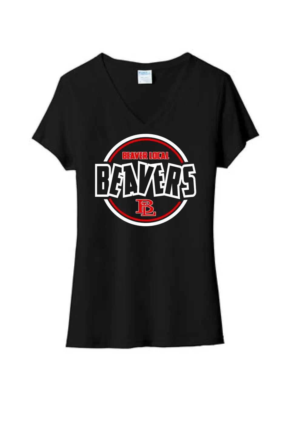Beaver Local 2023-12 Ladies Tri-Blend V-Neck Tee