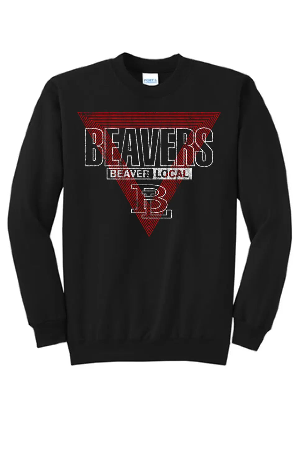Beaver Local 2023-09 Distressed Fleece Crewneck Sweatshirt