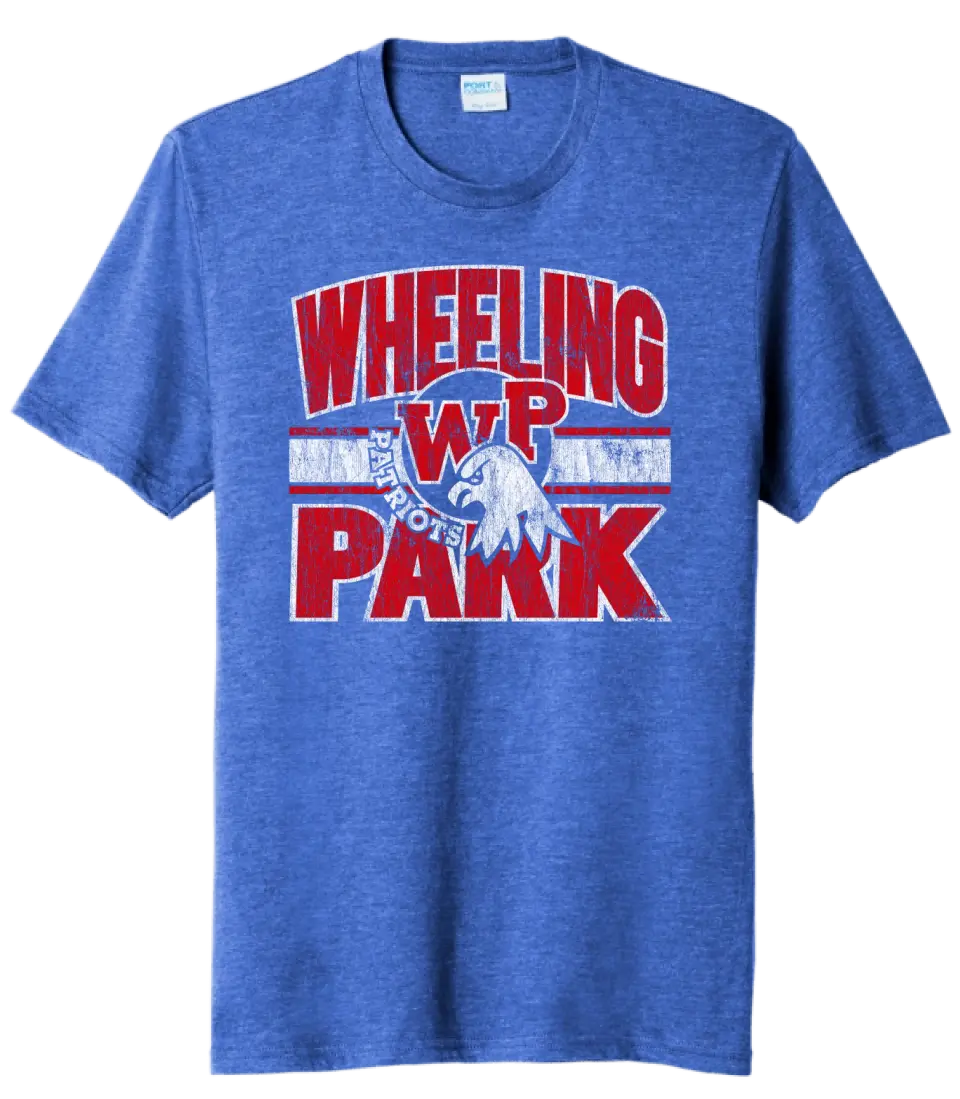 Wheeling Park 2023- 04 Distressed Tri-Blend Tee