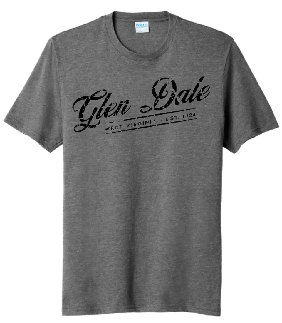I'm From Glen Dale, WV Script Tri-Blend Tee
