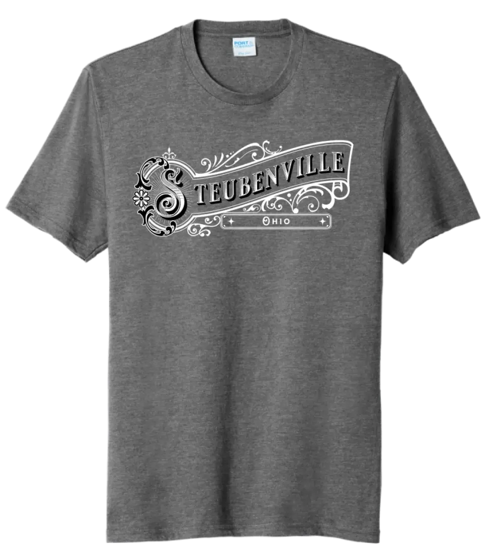 I'm From Steubenville, Ohio Victorian Tri-Blend Tee