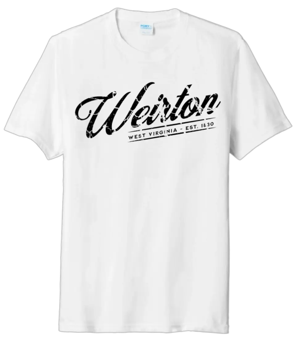 I'm From Weirton, WV Script Tri-Blend Tee