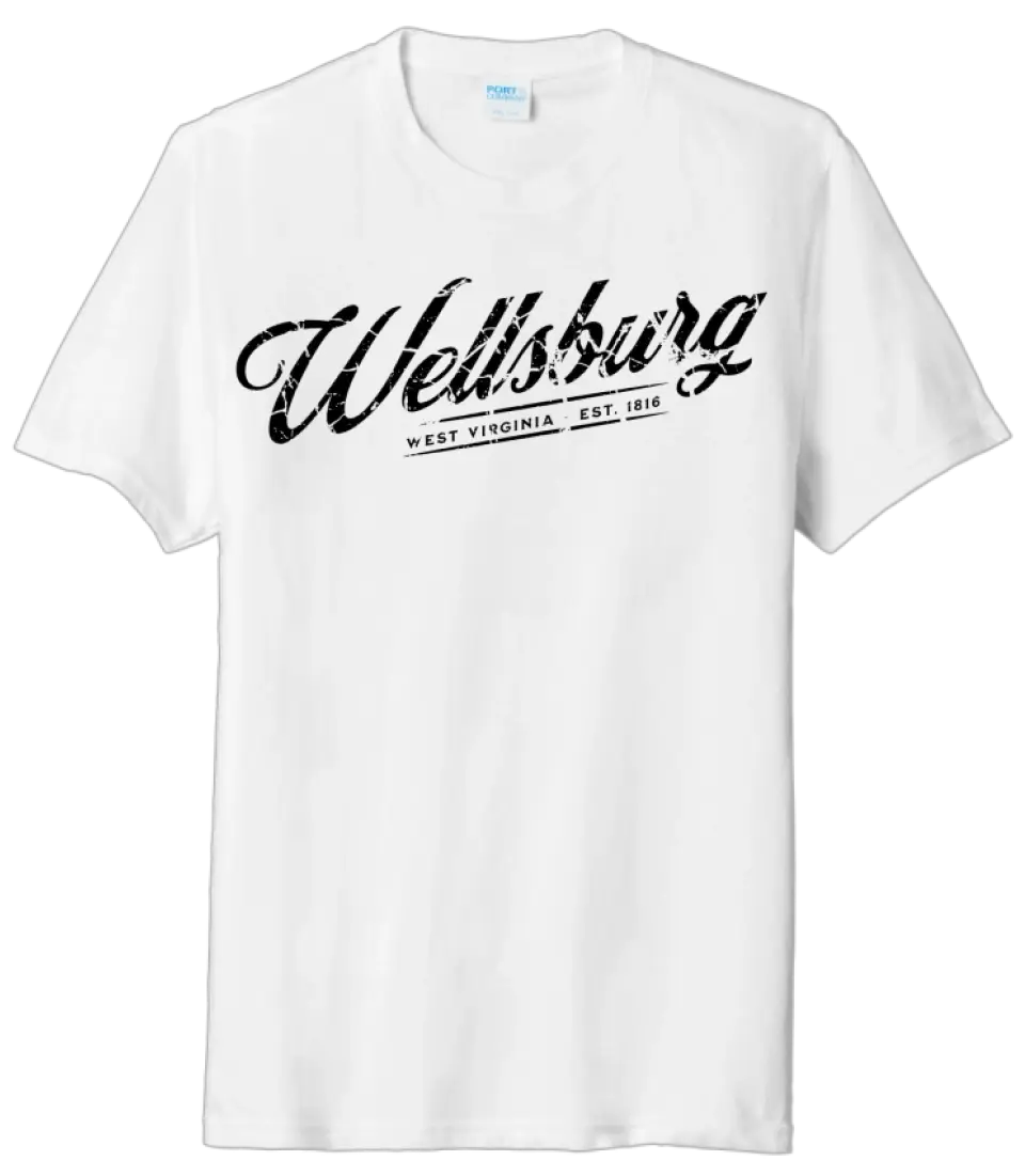 I'm From Wellsburg, WV Script Tri-Blend Tee