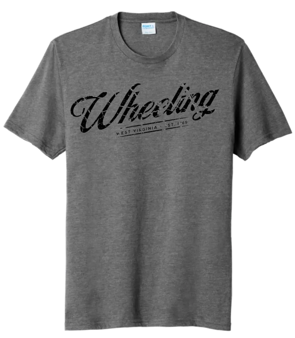 I'm From Wheeling, WV Script Tri-Blend Tee