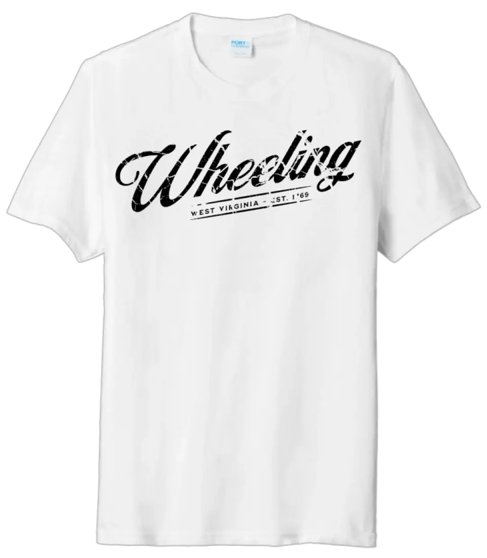 I'm From Wheeling, WV Script Tri-Blend Tee