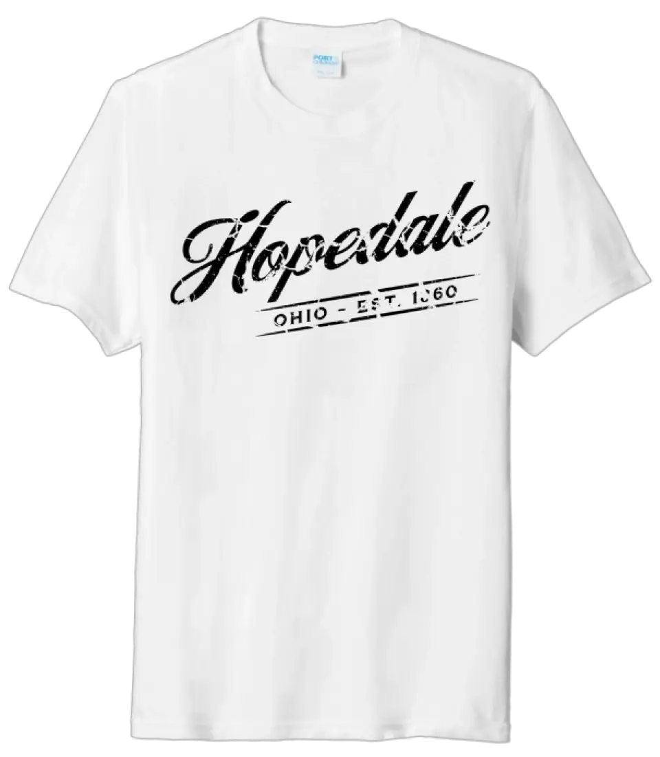 I'm From Hopedale, Ohio Script Tri-Blend Tee