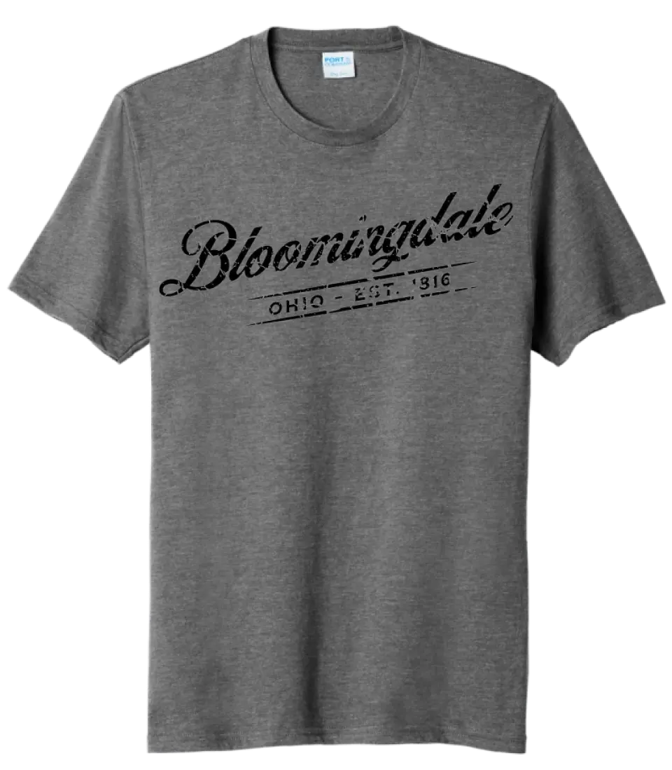 I'm From Bloomingdale, Ohio Script Tri-Blend Tee