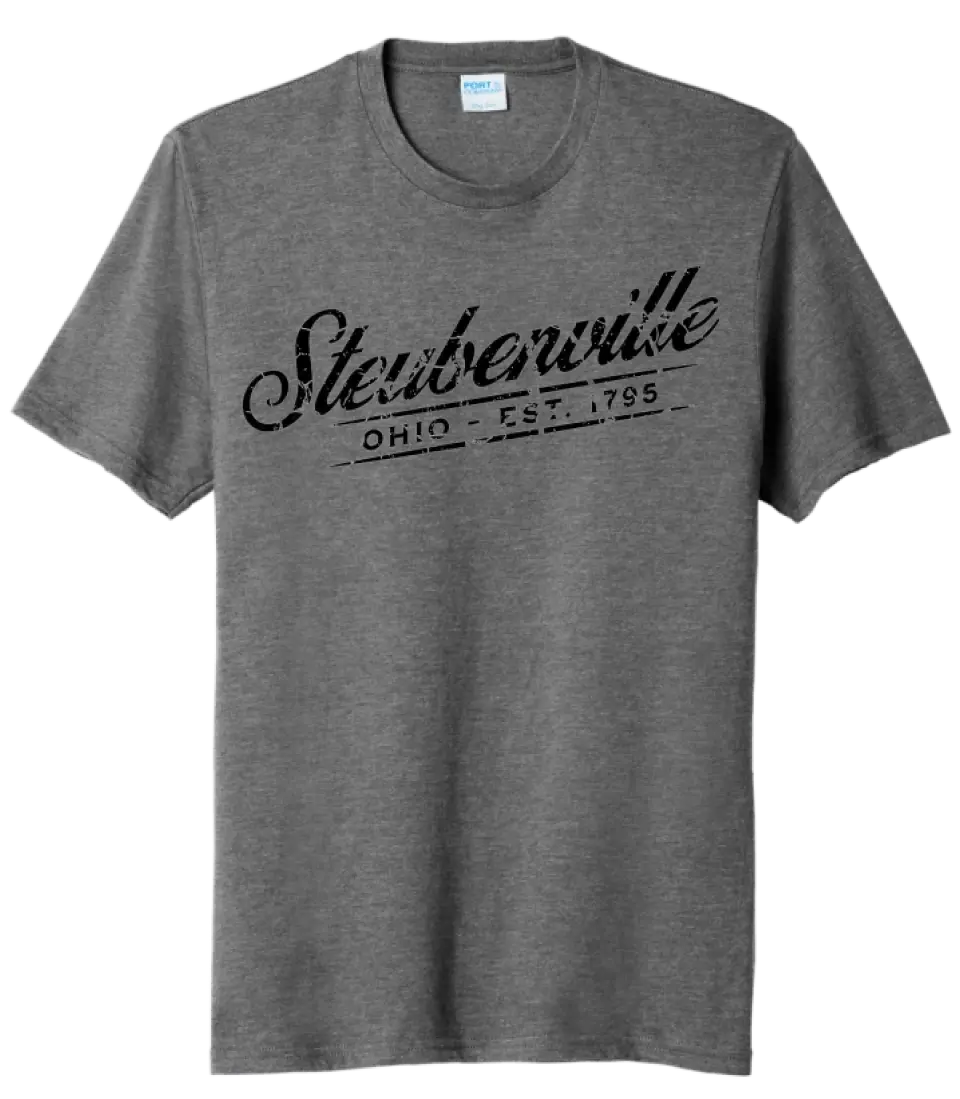 I'm From Steubenville, Ohio Script Tri-Blend Tee