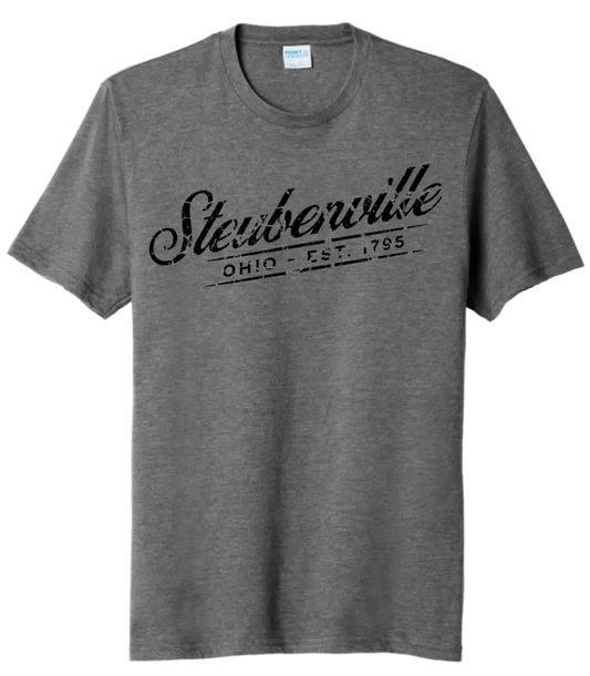 I'm From Steubenville, Ohio Script Tri-Blend Tee