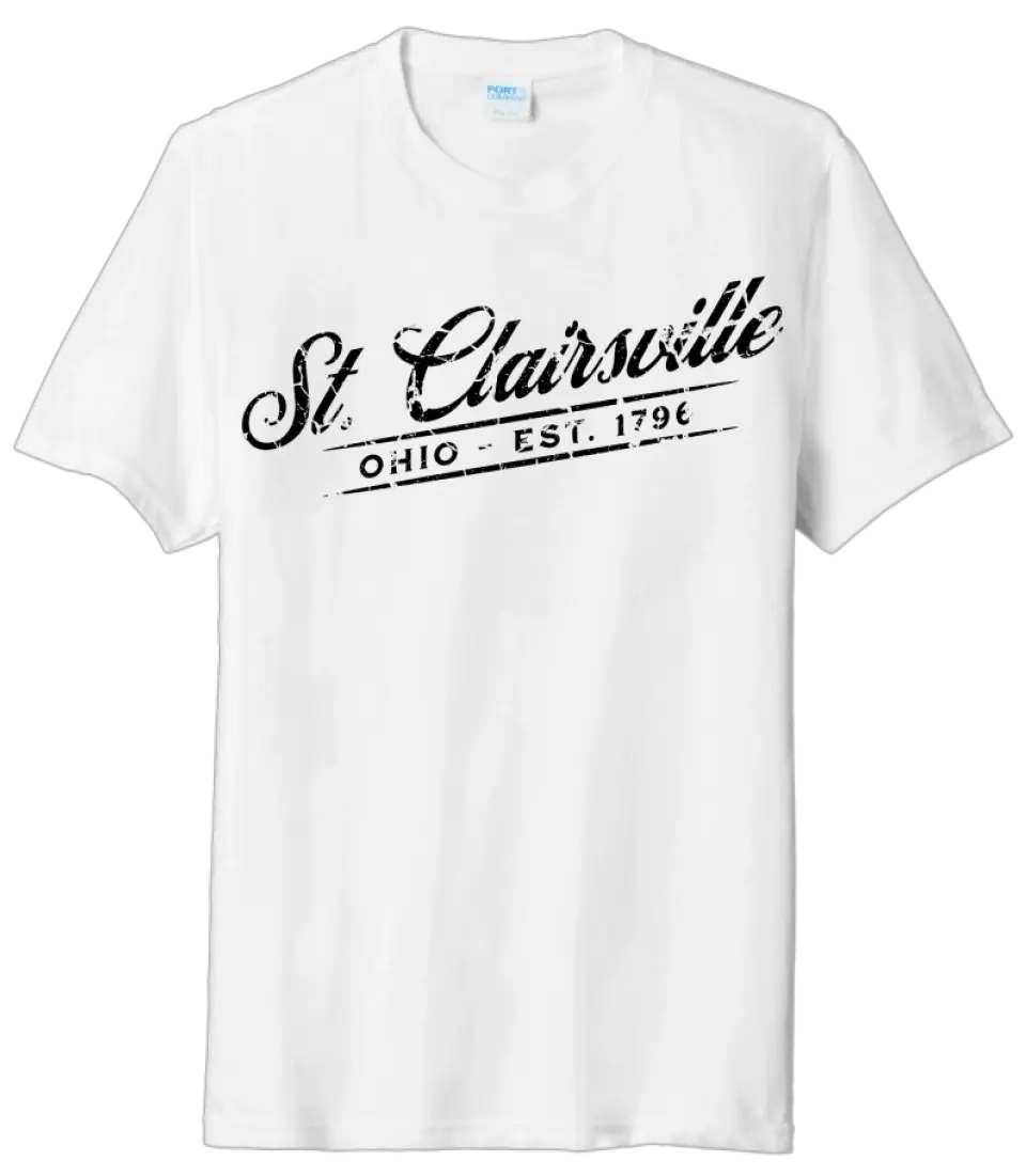 I'm From St. Clairsville, Ohio Script Tri-Blend Tee