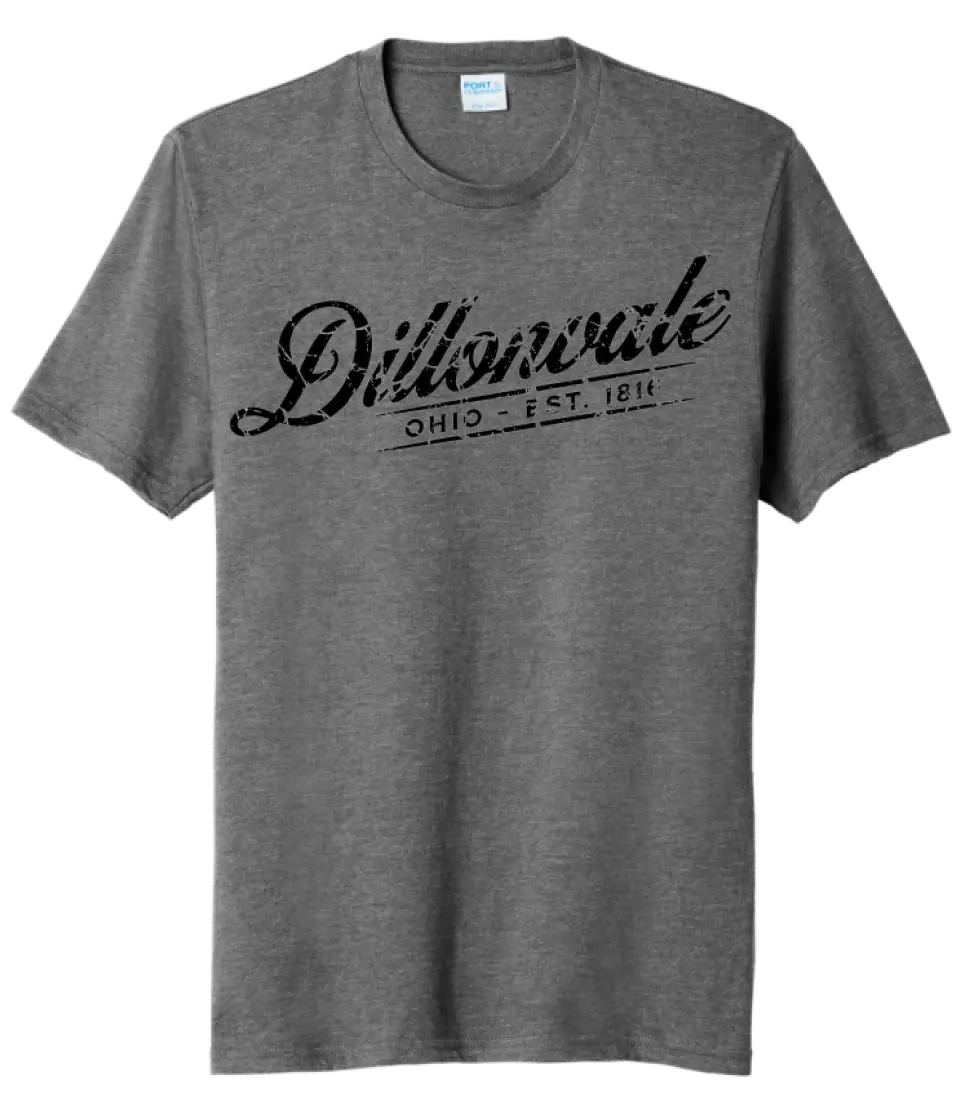 I'm From Dillonvale, Ohio Script Tri-Blend Tee