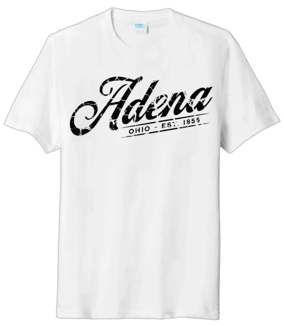 I'm From Adena, Ohio Script Tri-Blend Tee