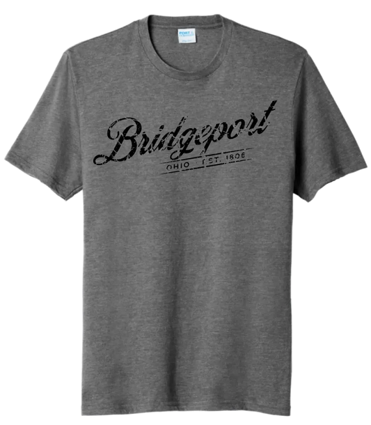 I'm From Bridgeport, Ohio Script Tri-Blend Tee