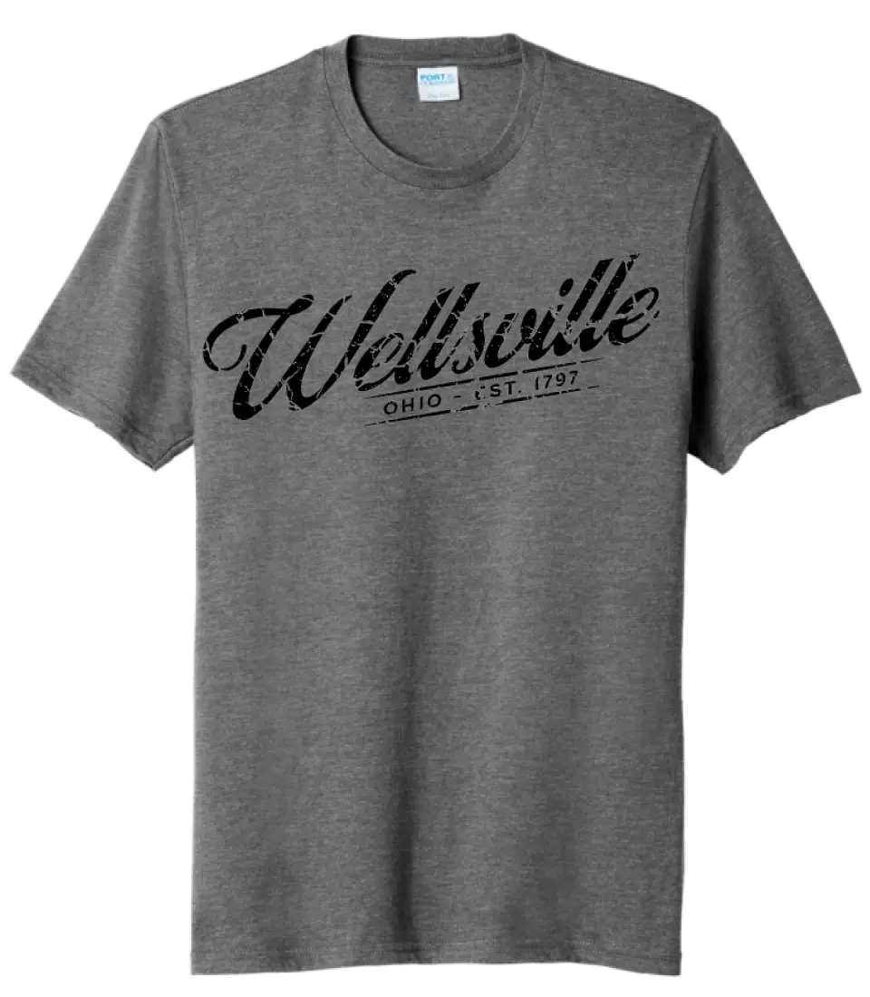 I'm From Wellsville, Ohio Script Tri-Blend Tee