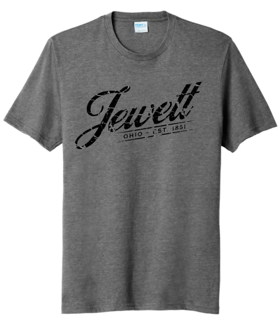 I'm From Jewett, Ohio Script Tri-Blend Tee