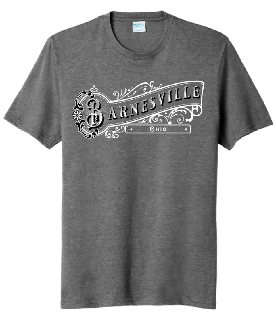I'm From Barnesville, Ohio Victorian Tri-Blend Tee