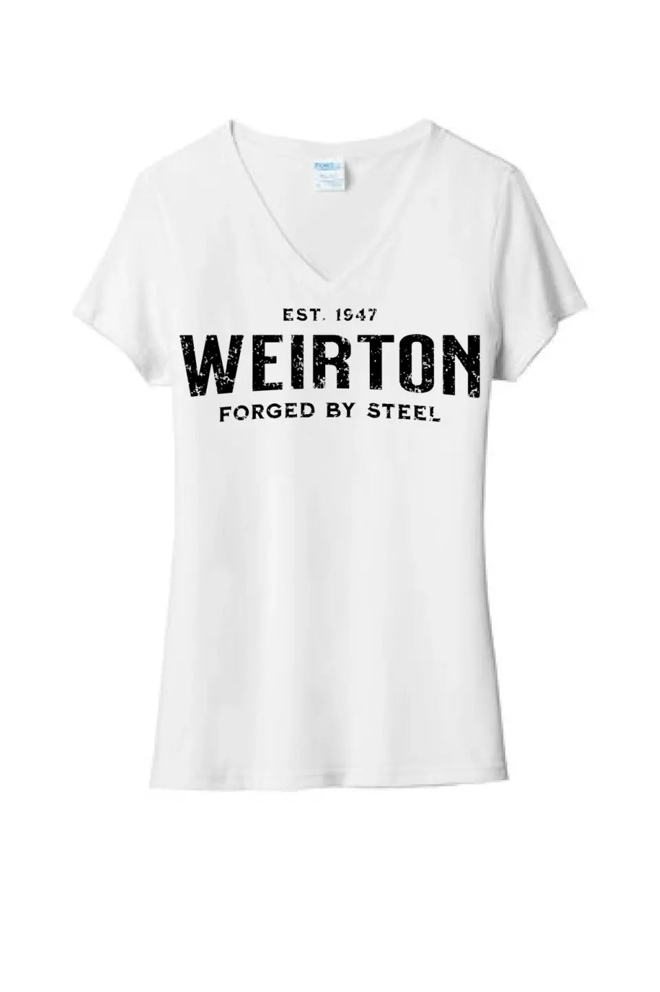 I'm From Weirton Ladies Tri-Blend V-Neck Tee