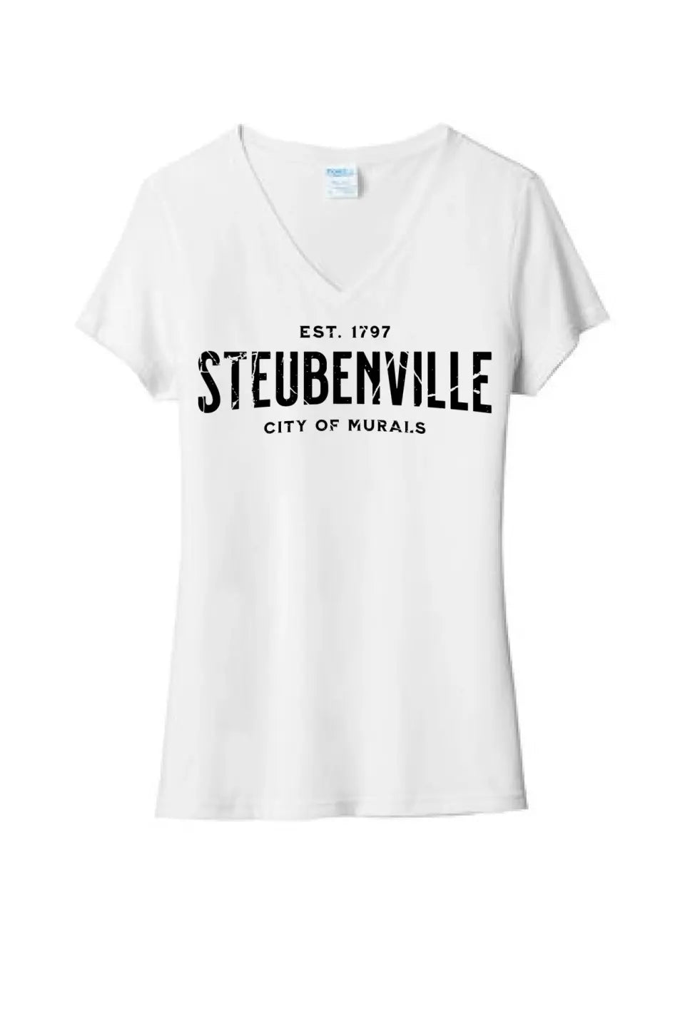 I'm From Steubenville Ladies Tri-Blend V-Neck Tee