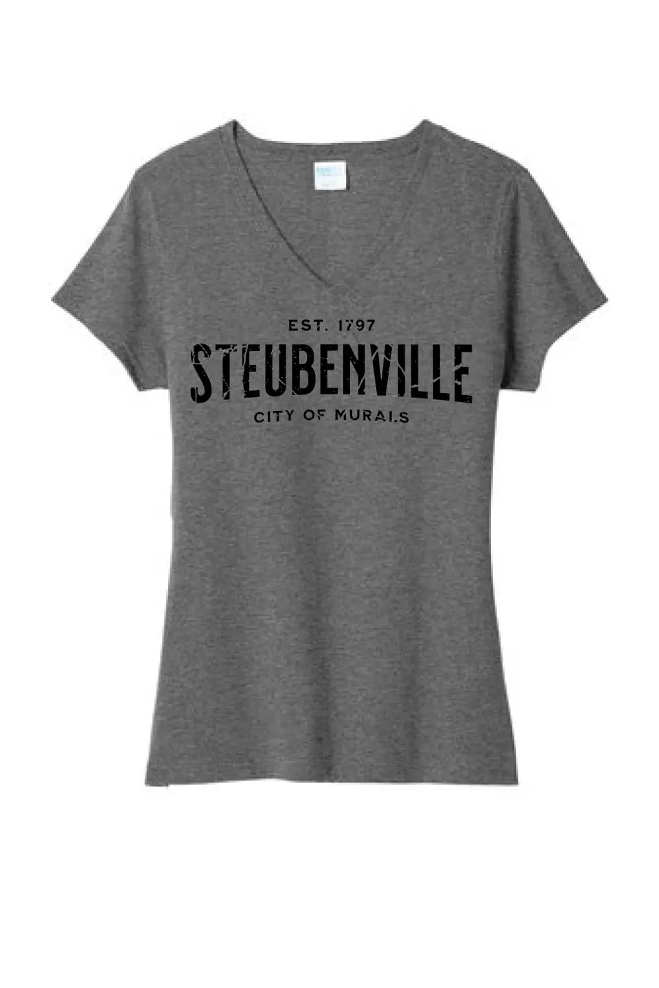 I'm From Steubenville Ladies Tri-Blend V-Neck Tee