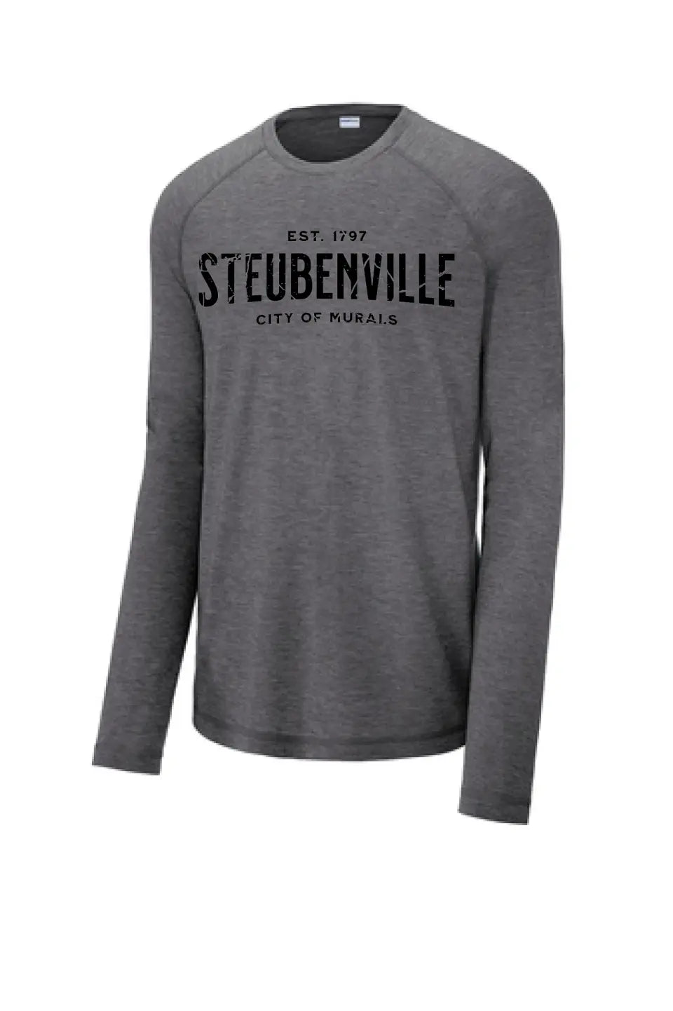 I'm From Steubenville Long Sleeve Tri-Blend Wicking Raglan Tee
