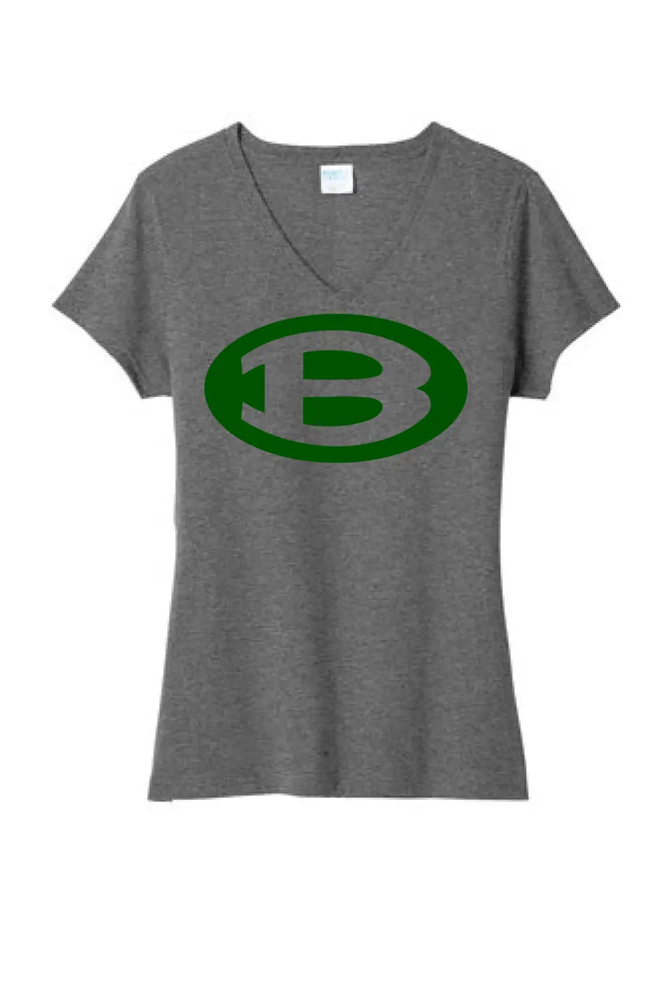 Brooke Logo Ladies Tri-Blend V-Neck Tee
