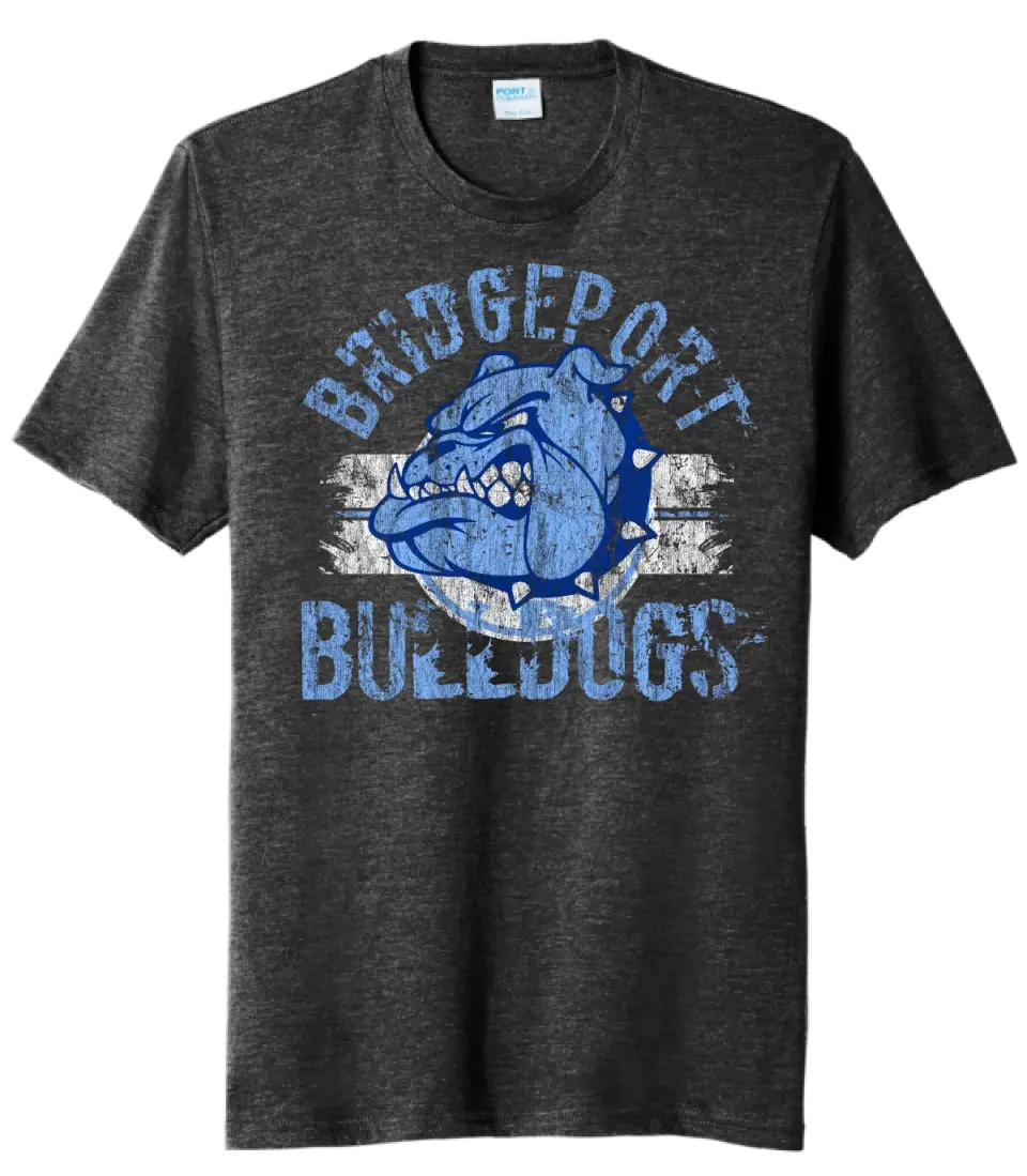 Bridgeport 2023- 03 Distressed Tri-Blend Tee