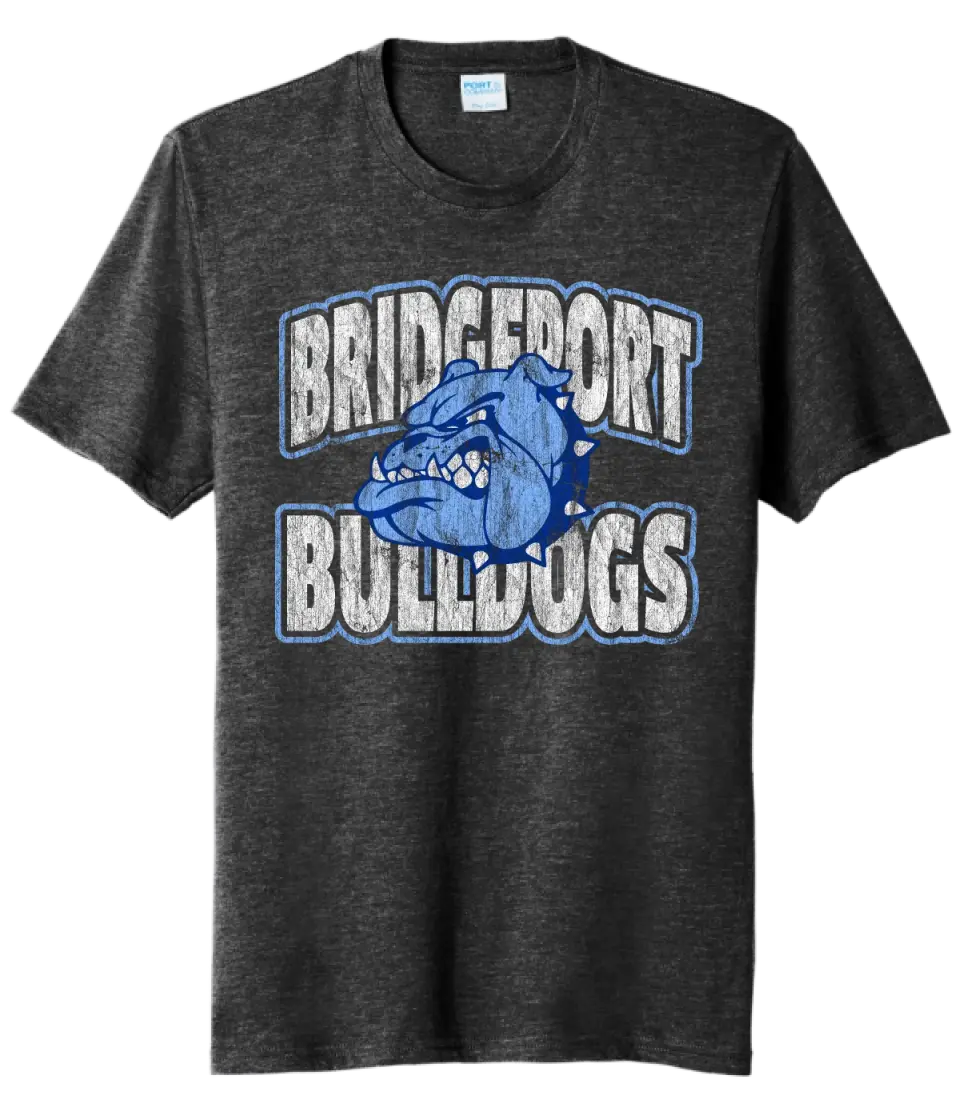 Bridgeport 2023- 02 Distressed Tri-Blend Tee